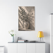 Eucalyptus Shadow Still Life Wall Art & Canvas Print