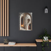 Sculptural Archway Minimalism Wall Art & Canvas Print