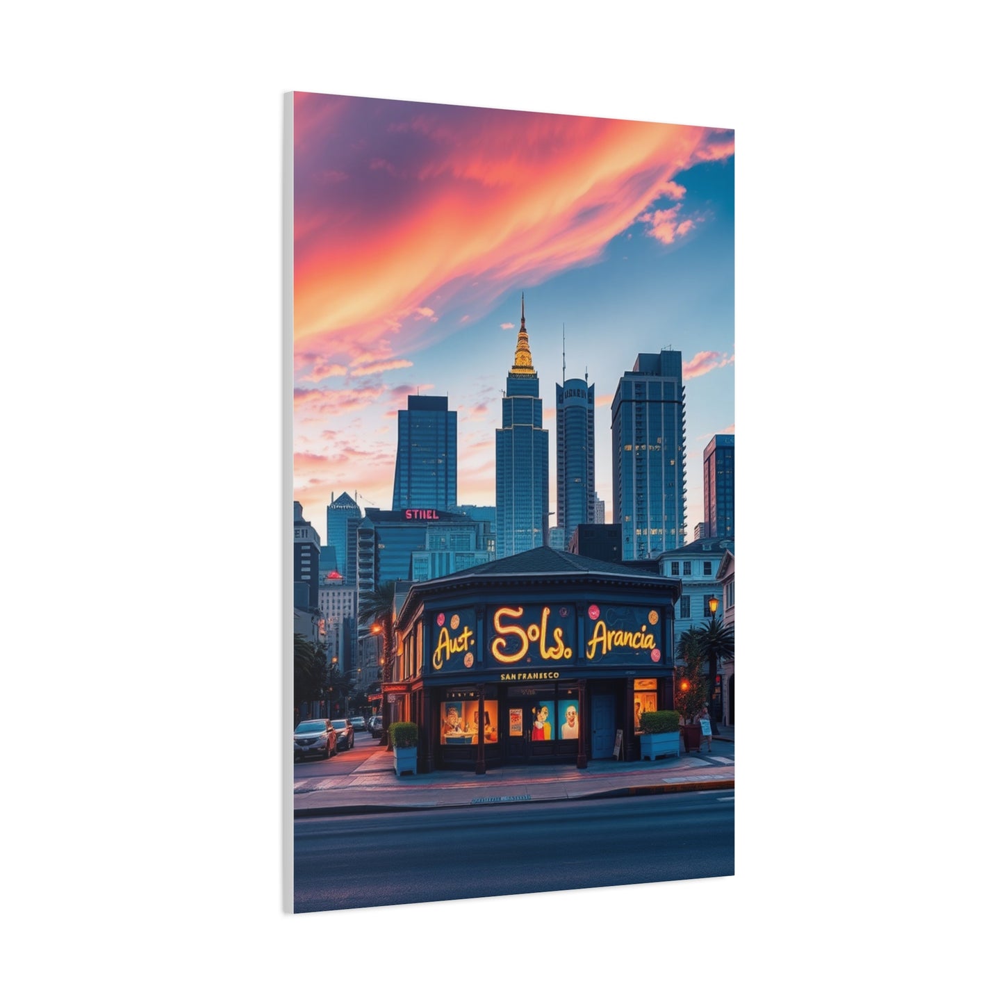 San Francisco Art Canvas Art 5 Wall Art & Canvas Print
