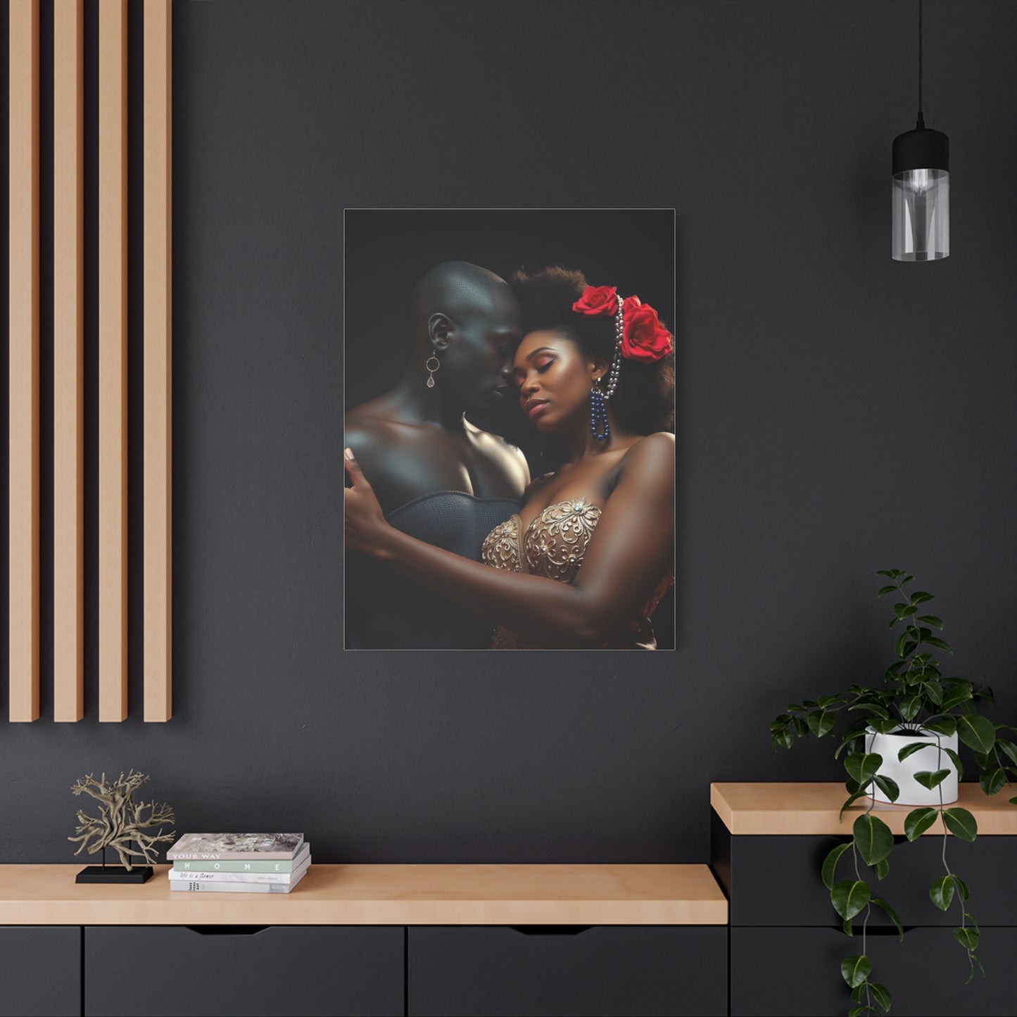 Black Love Art Premium Gallery Wall Art & Canvas Print