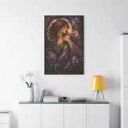 Art Nouveau Iris Muse Portrait Wall Art & Canvas Print