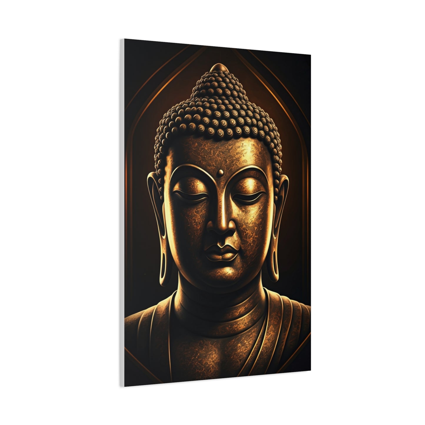 Classic Enlightened Buddha Close-Up Wall Art & Canvas Prints