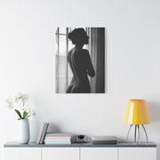 Window Light Silhouette Nude Wall Art & Canvas Print