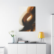 Dark Gold Flow Abstract Wall Art & Canvas Prints