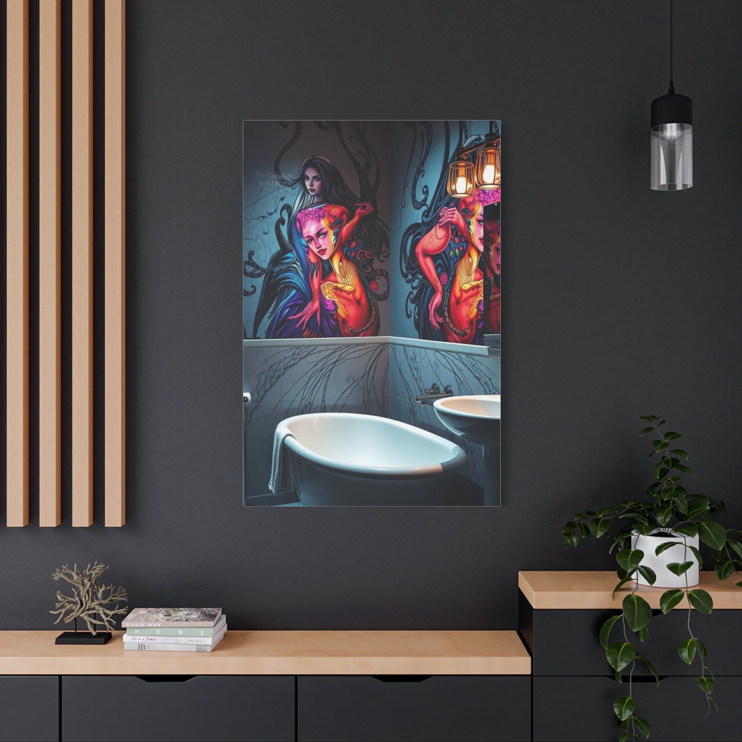 Aqua Reverie Wall Masterpiece Wall Art & Canvas Print