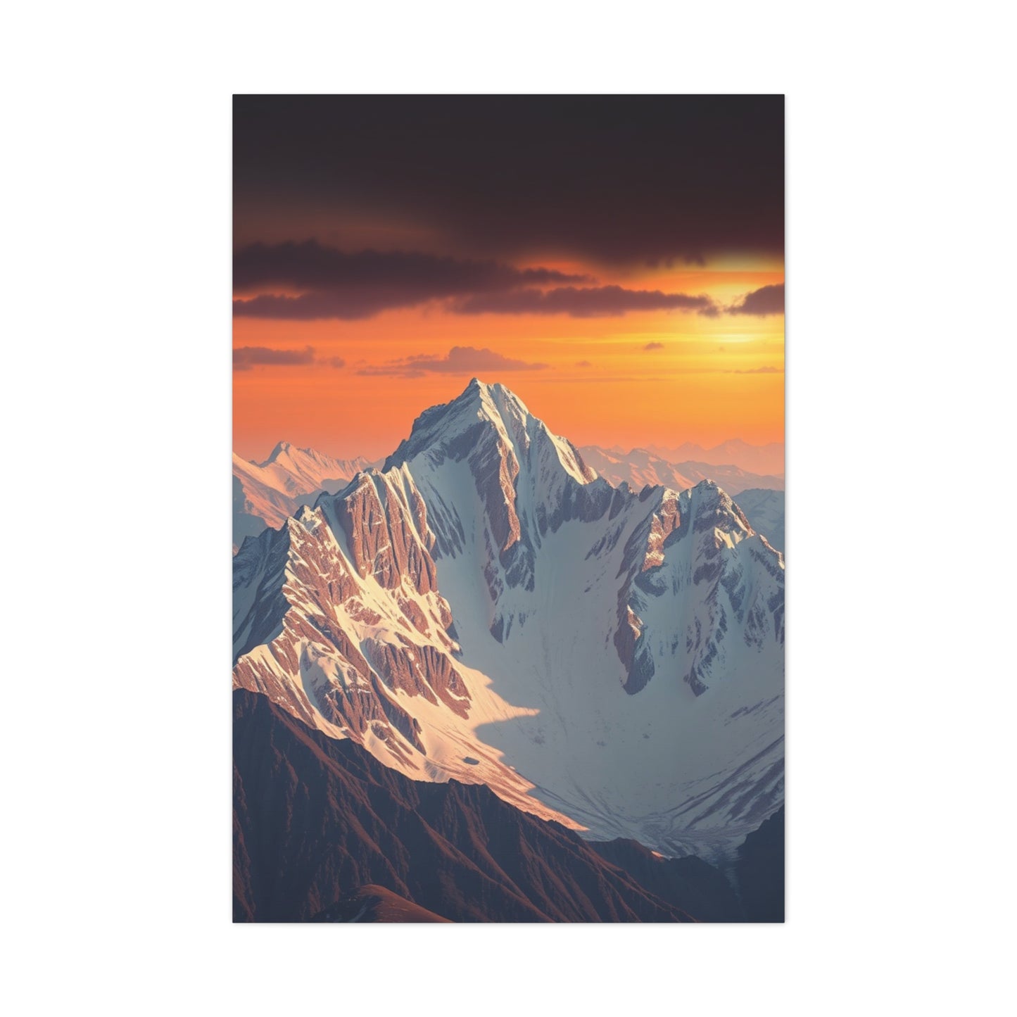 Serene Heights Artwork Wall Art & Canvas Print