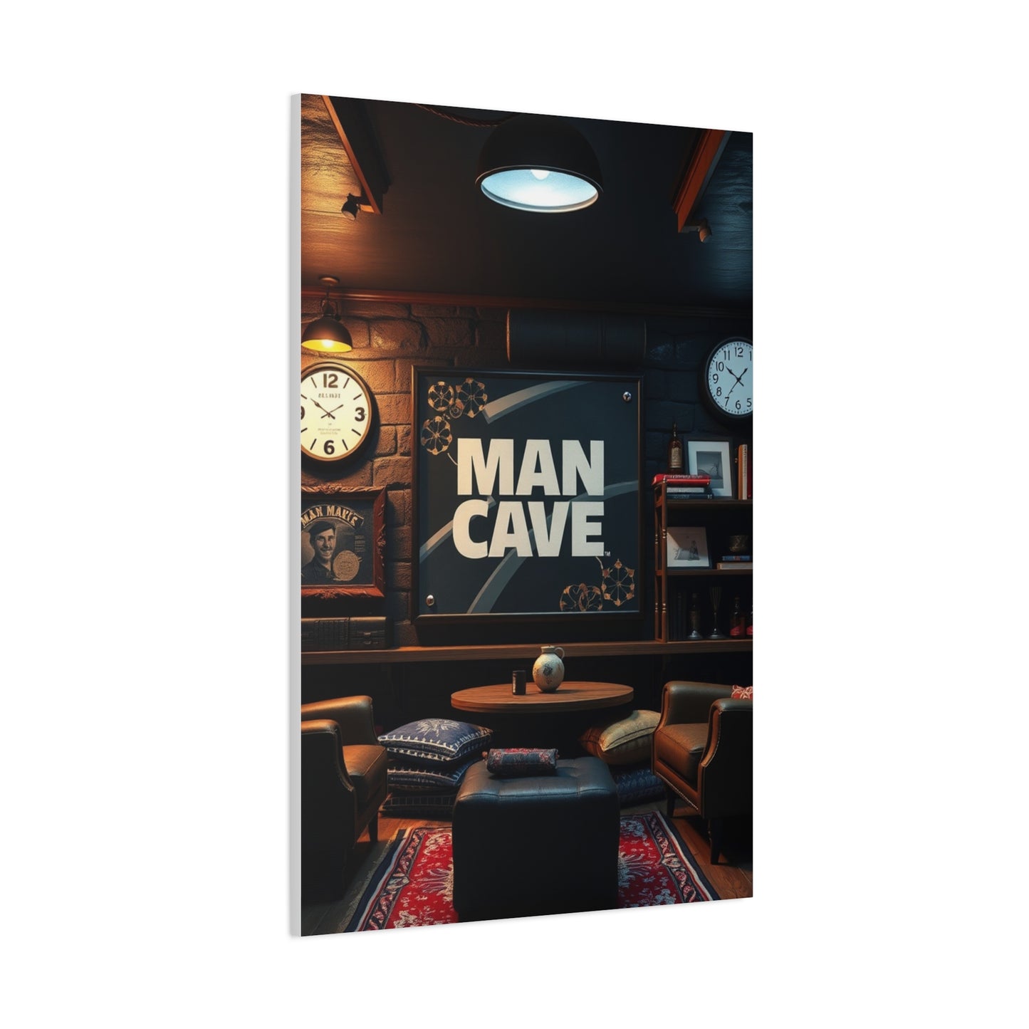 Gentlemans Sanctuary Canvas Wall Art & Canvas Print