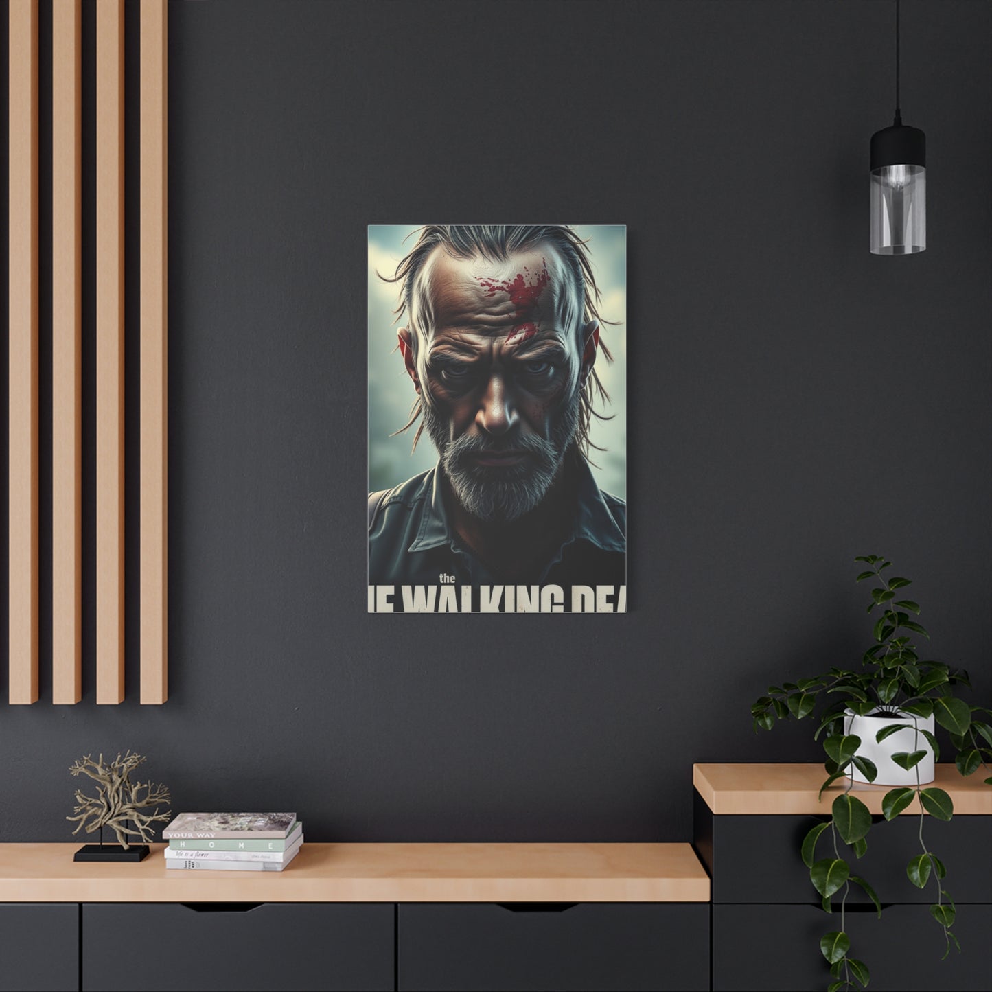 The Walking Dead Characters Art Supreme Canvas Wall Art & Canvas Print
