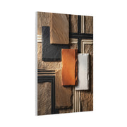 Sculptural Stone Geometry Composition Wall Art & Canvas Print