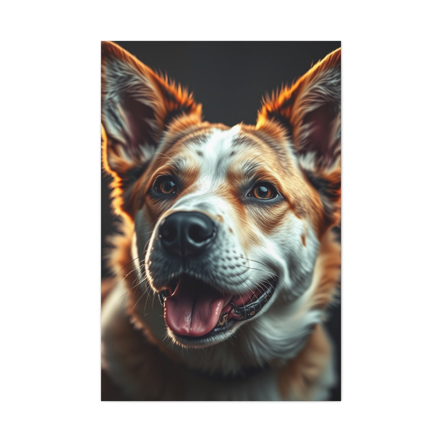Aristocratic Dog Tableau Wall Art & Canvas Print