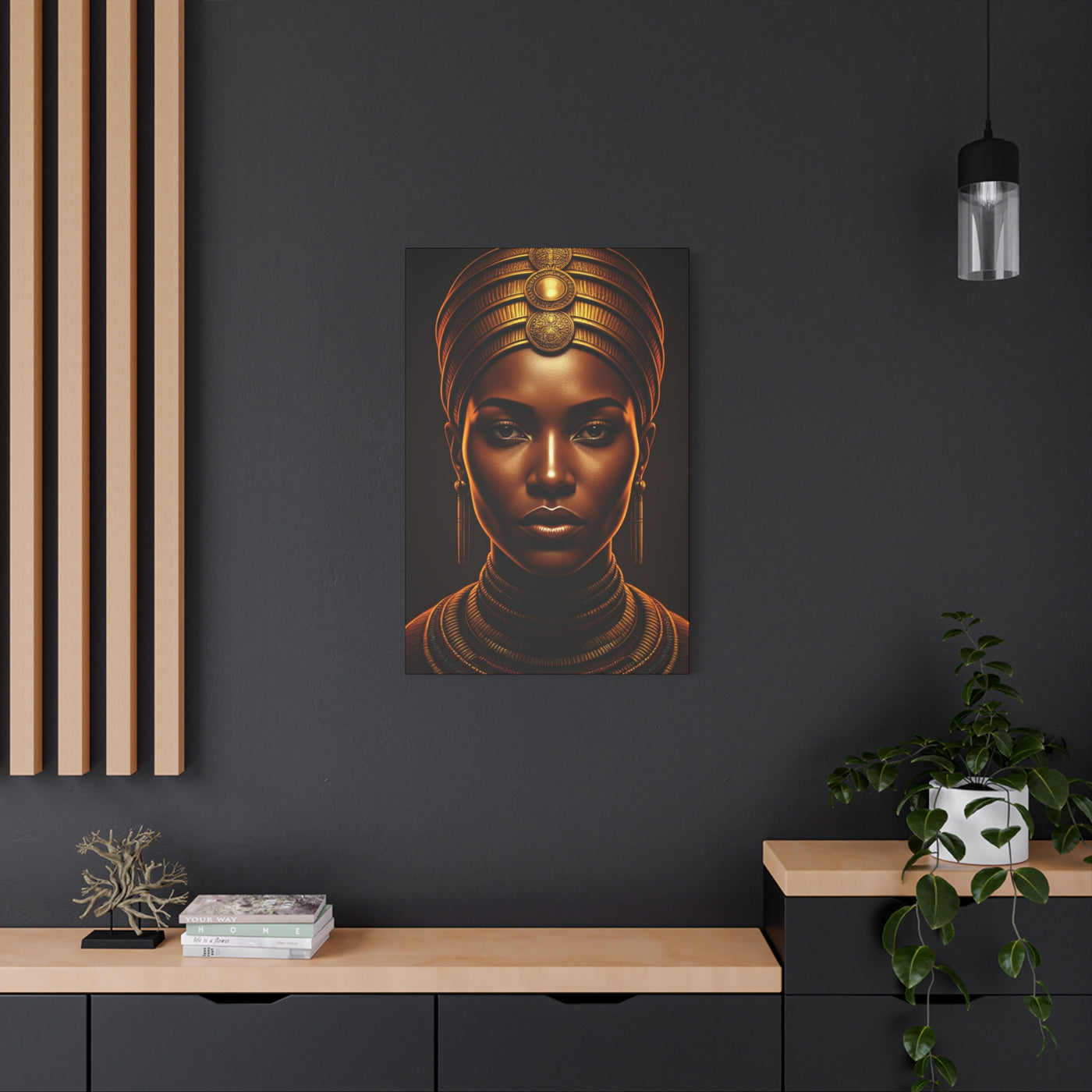 Golden Queen of Serenity Wall Art & Canvas Prints