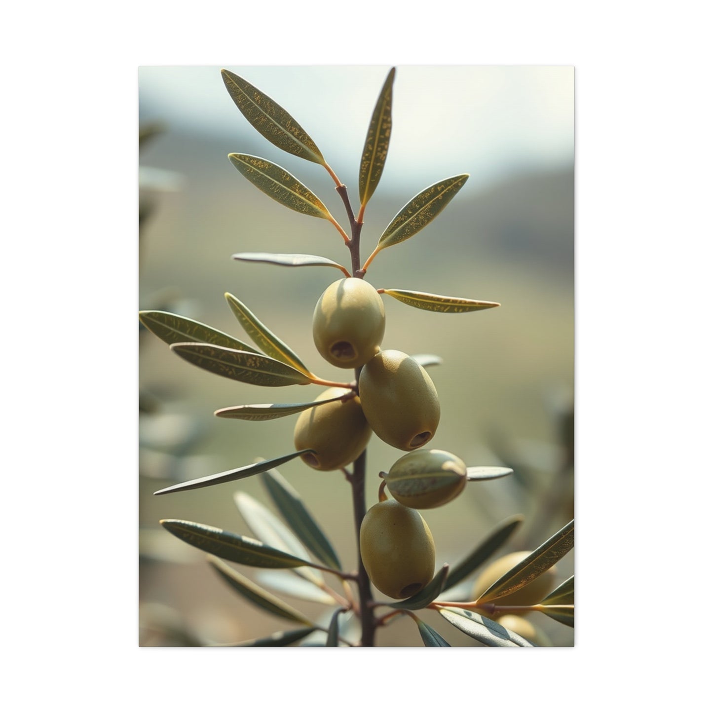 Opulent Olive Masterpiece Wall Art & Canvas Print
