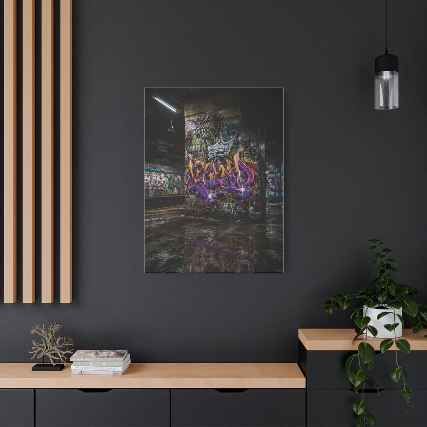 Underground Legends Graffiti Subway Street Wall Art & Canvas Print