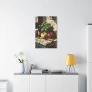 Italian Tomato & Basil Painterly Still Life Wall Art & Canvas Print