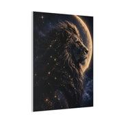 Celestial Lion Moon Constellation Wall Art & Canvas Print
