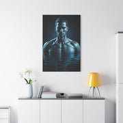 Blue Depth Masculine Form Wall Art & Canvas Prints
