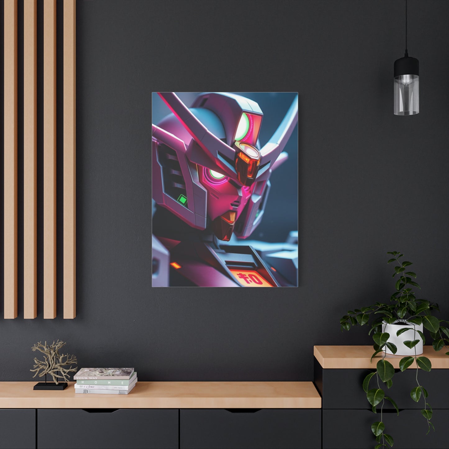 Vision Gundam Art Art Wall Art & Canvas Print