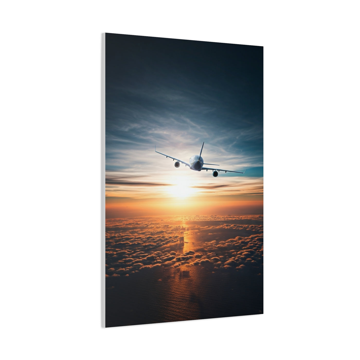 Skyward Sunset Departure Wall Art & Canvas Prints