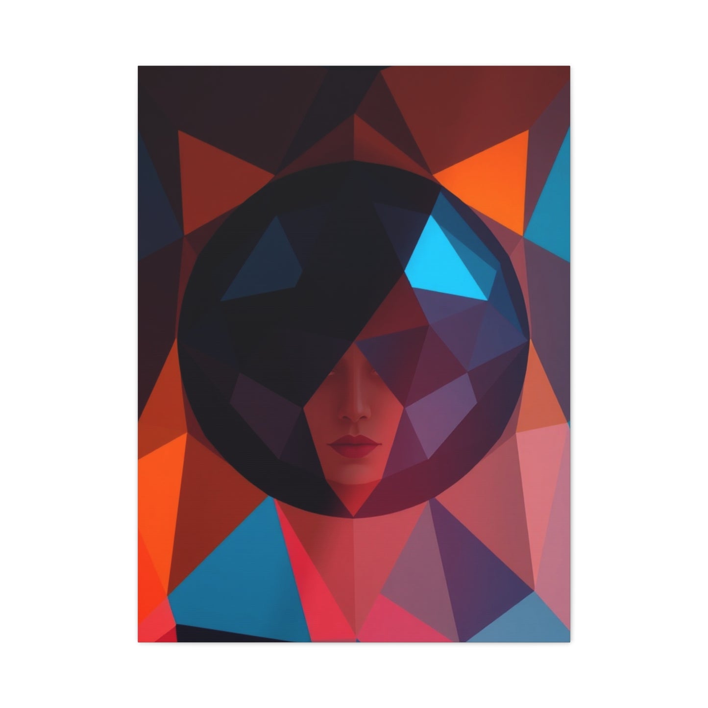 Geometric Aura Masterpiece Wall Art & Canvas Print