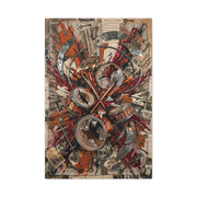 Industrial Drum Explosion Collage Wall Art & Canvas Print