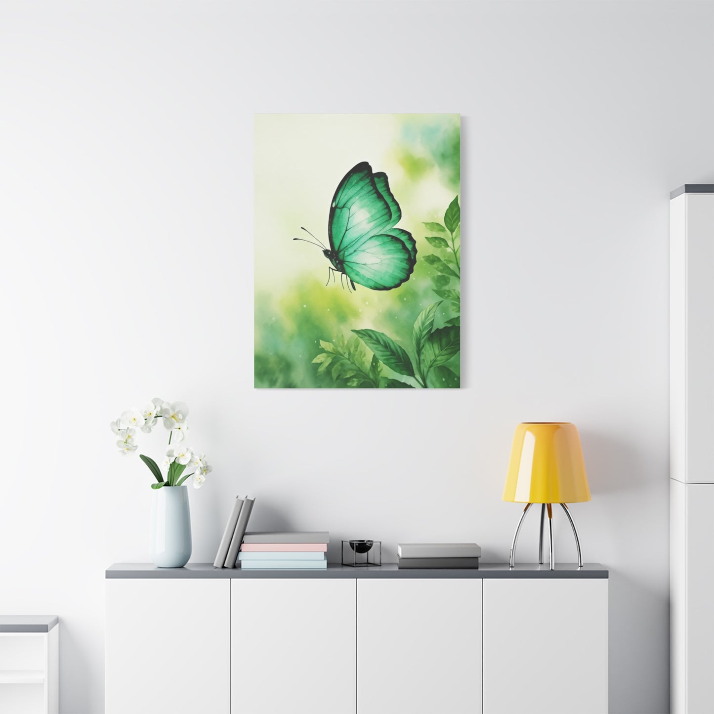 Emerald Forest Butterfly Dream Wall Art & Canvas Prints