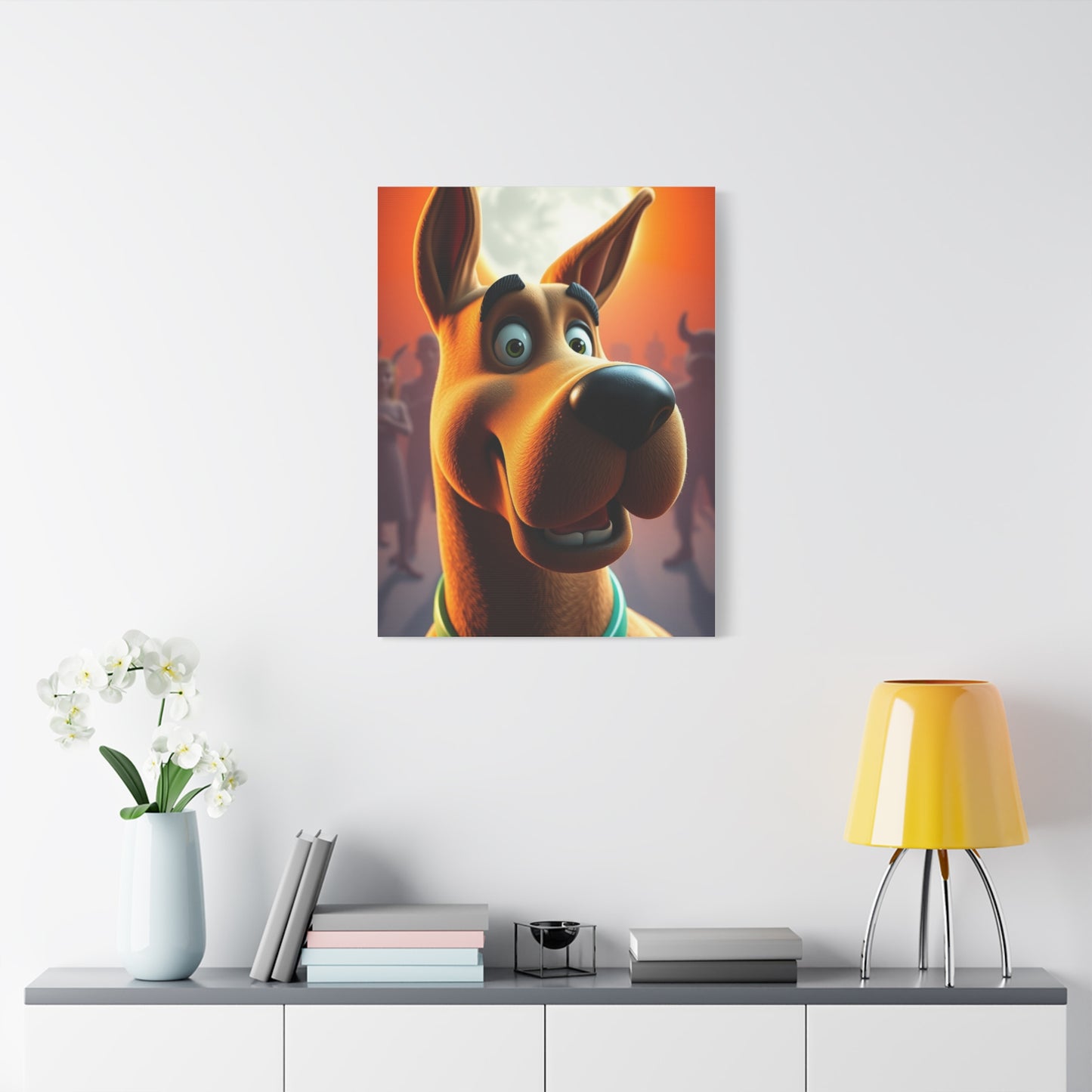 Scooby-Doo (TV Series) Characters Art Supreme Canvas Wall Art & Canvas Print