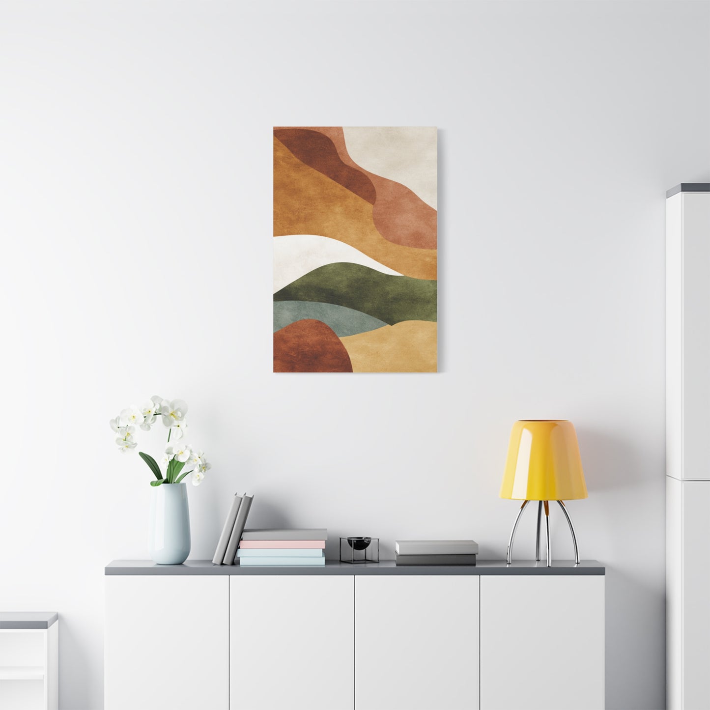 Earthy Organic Abstract Landscape Wall Art & Canvas Print
