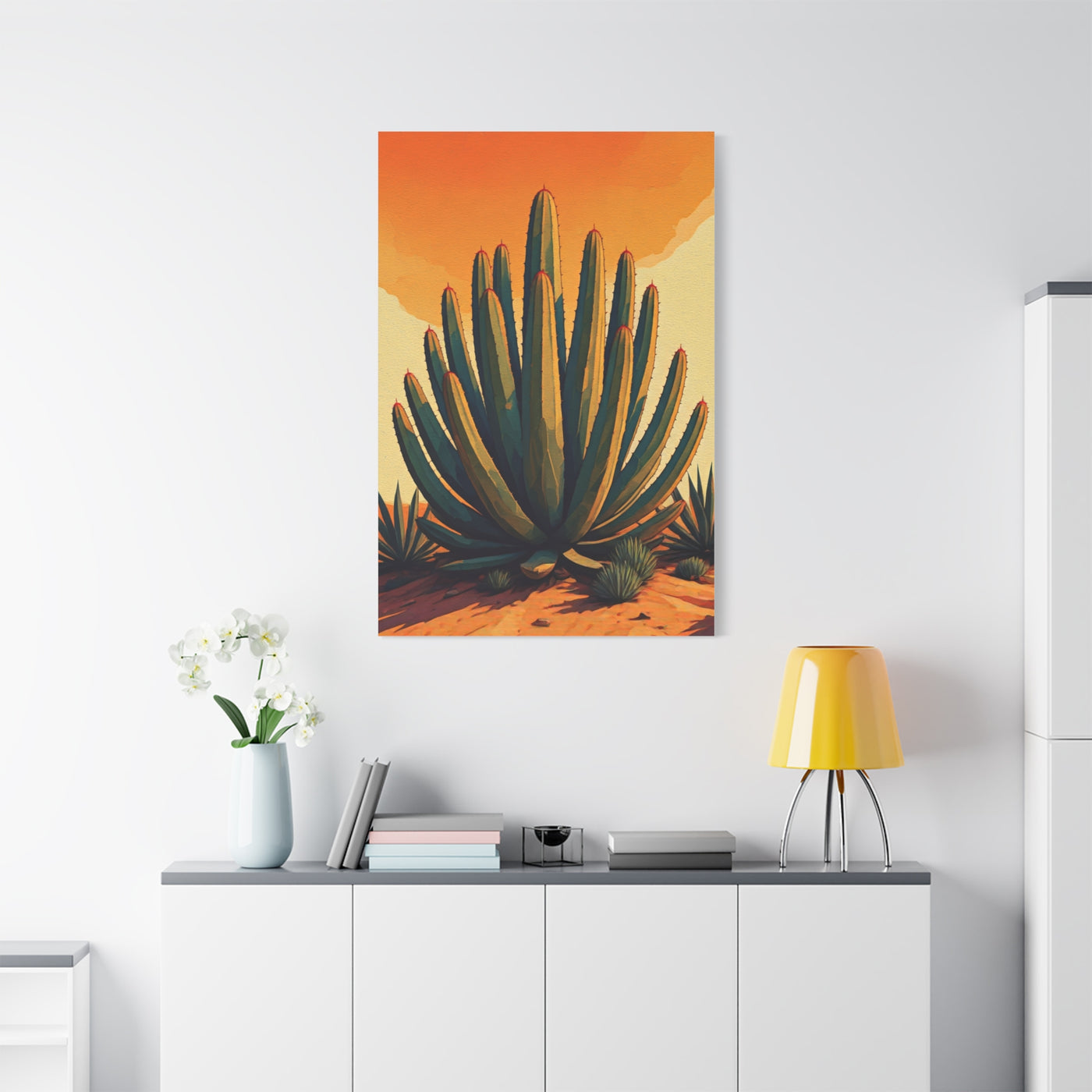 Southwestern Agave Desert Botanical Illustration Wall Art & Canvas Prints