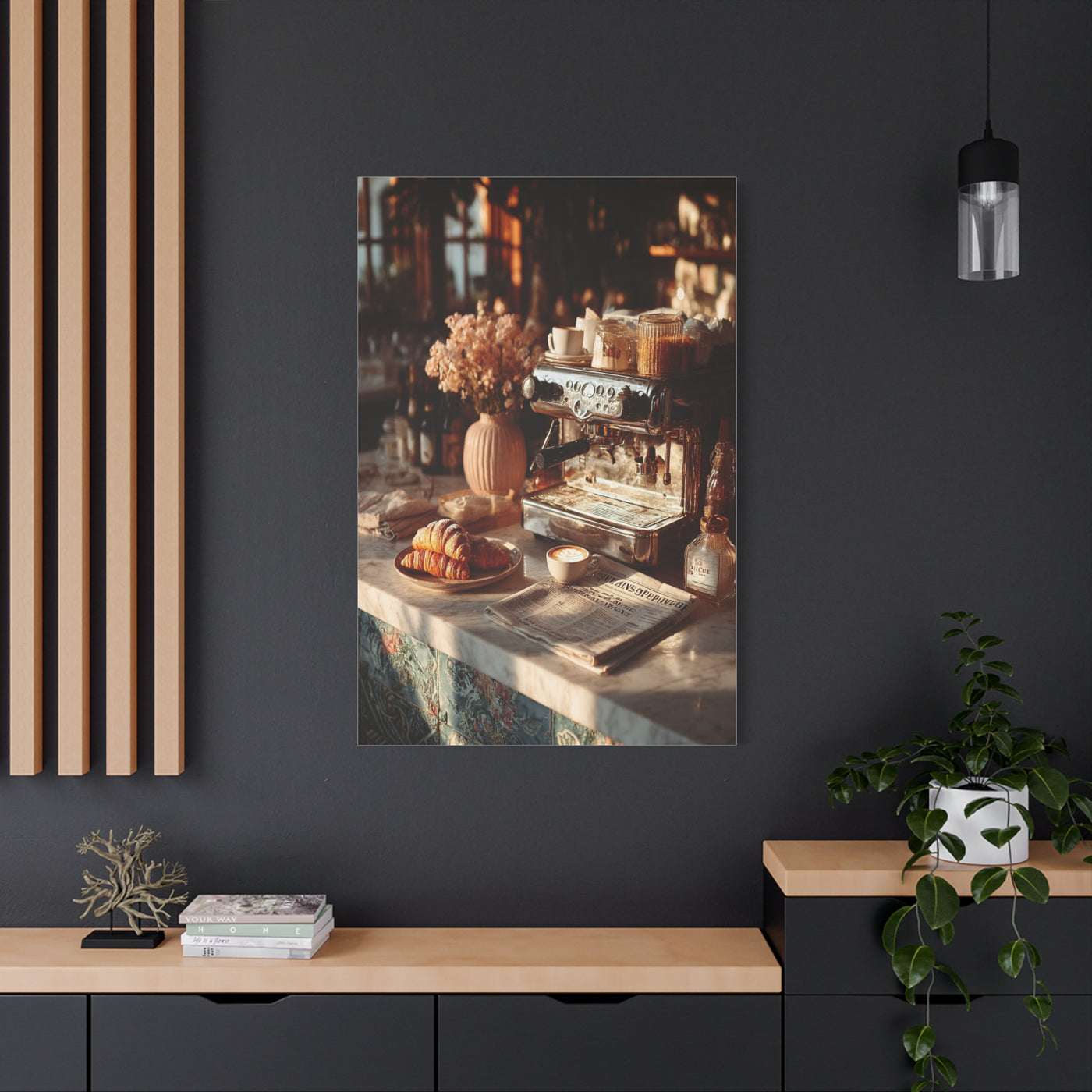 Italian Espresso Bar Morning Ritual Wall Art & Canvas Print