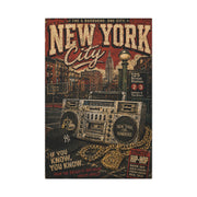 Vintage Hip Hop NYC Poster Scene Wall Art & Canvas Print