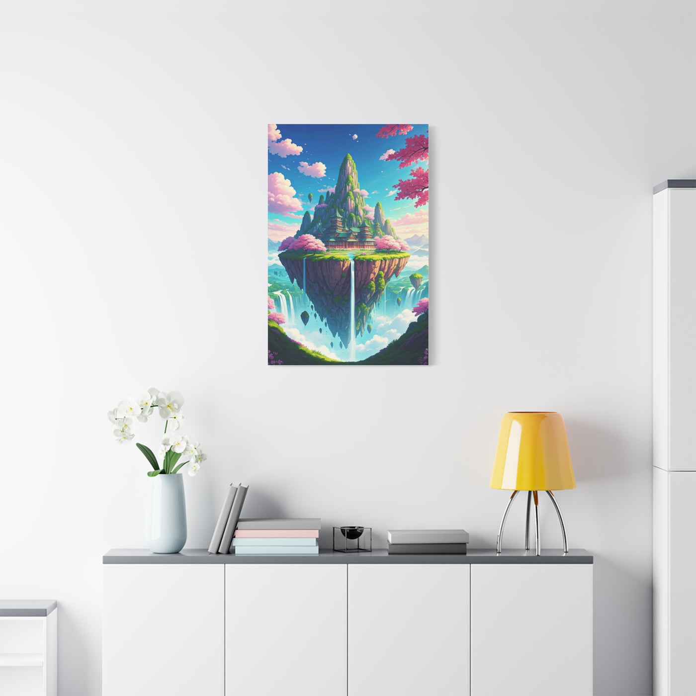 Floating Mountain Sanctuary Wall Art & Canvas Prints