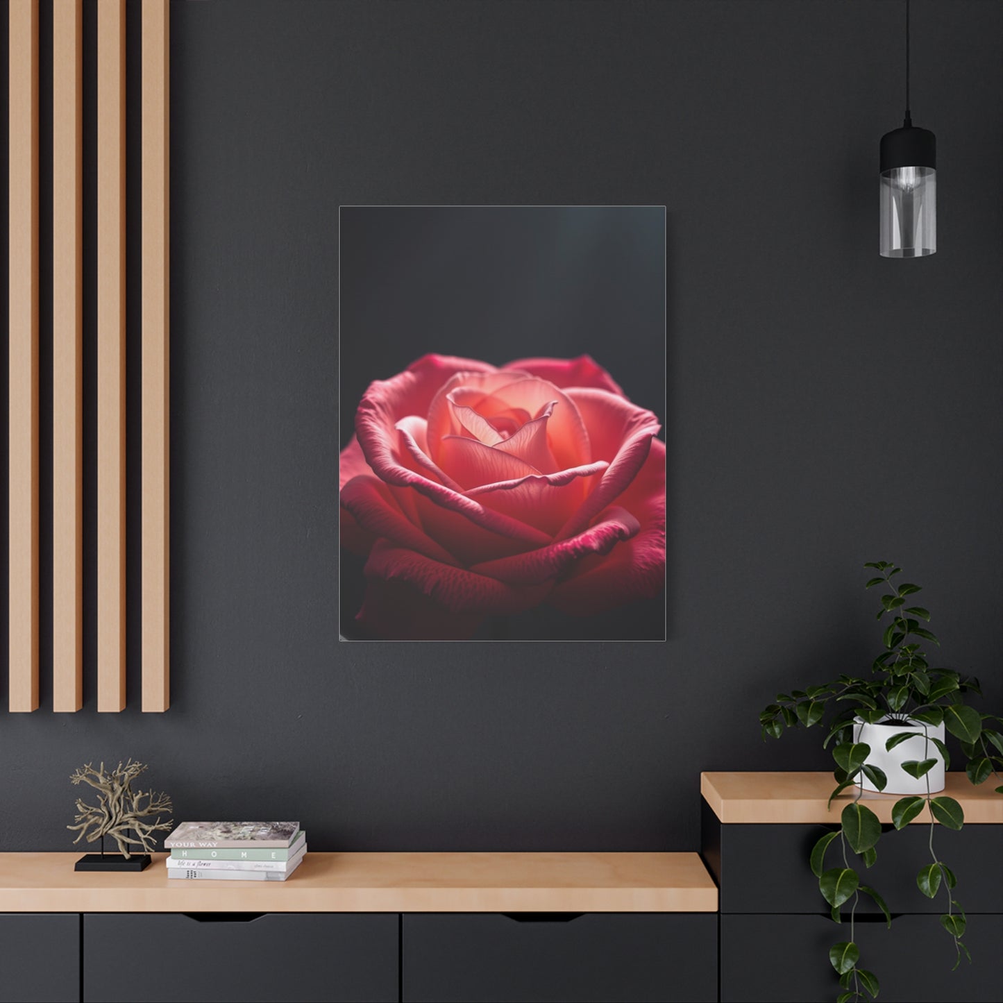 Rose Flower Art Supreme Canvas Wall Art & Canvas Print