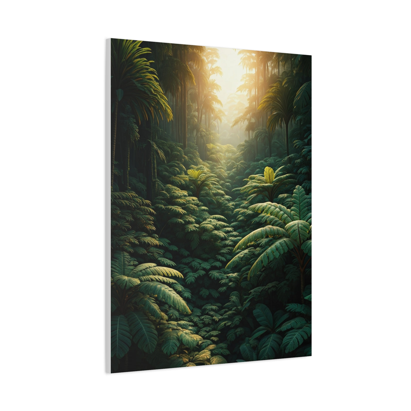 Elephant Mother and Calf at Sunset Wall Art & Canvas Prints