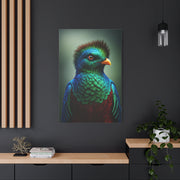 Iridescent Blue-Green Songbird Wall Art & Canvas Prints