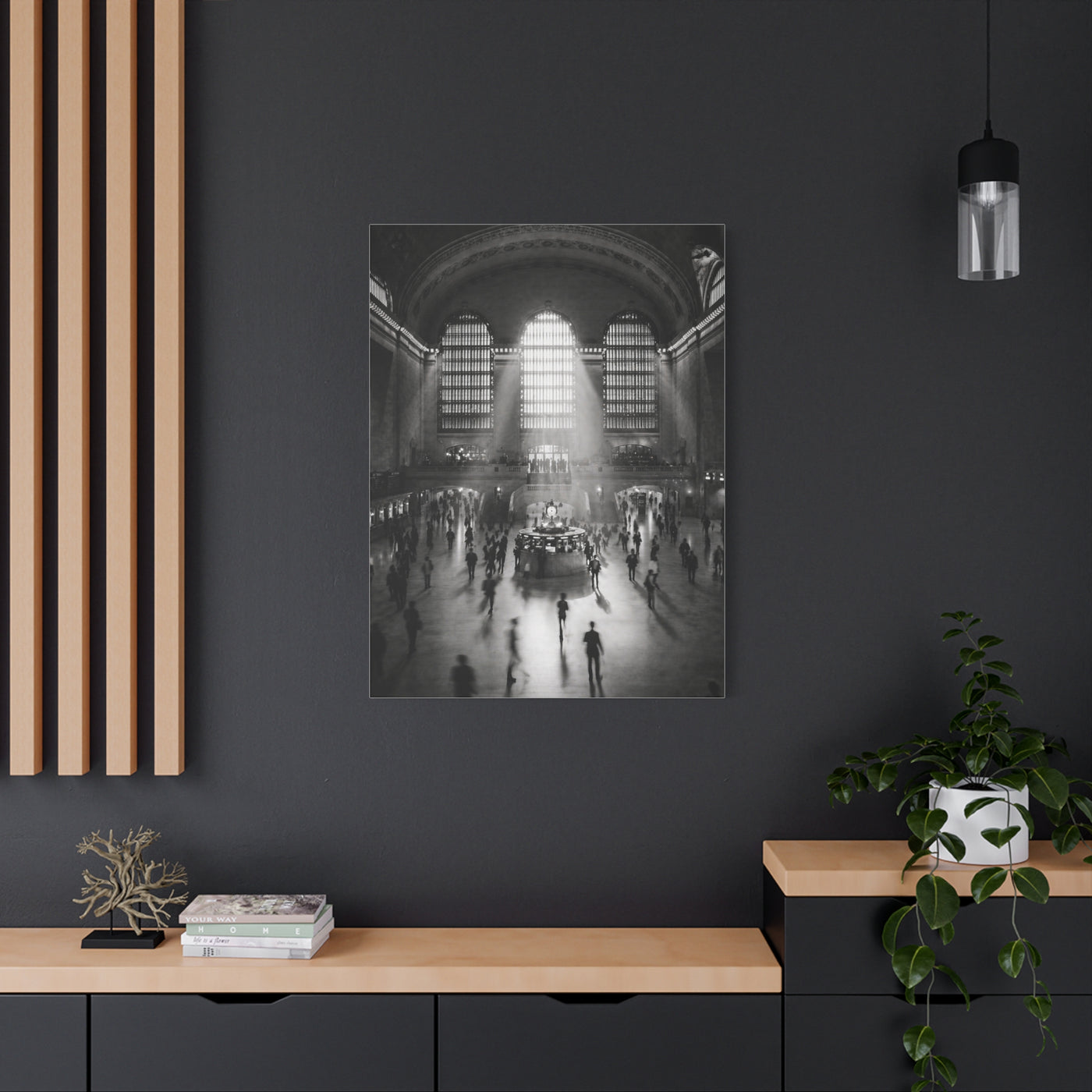 Grand Central Light & Motion Study Wall Art & Canvas Print