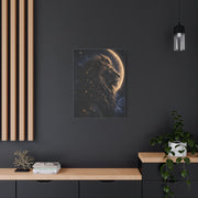 Celestial Lion Moon Constellation Wall Art & Canvas Print