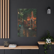 Italian Alley Evening Glow Wall Art & Canvas Print