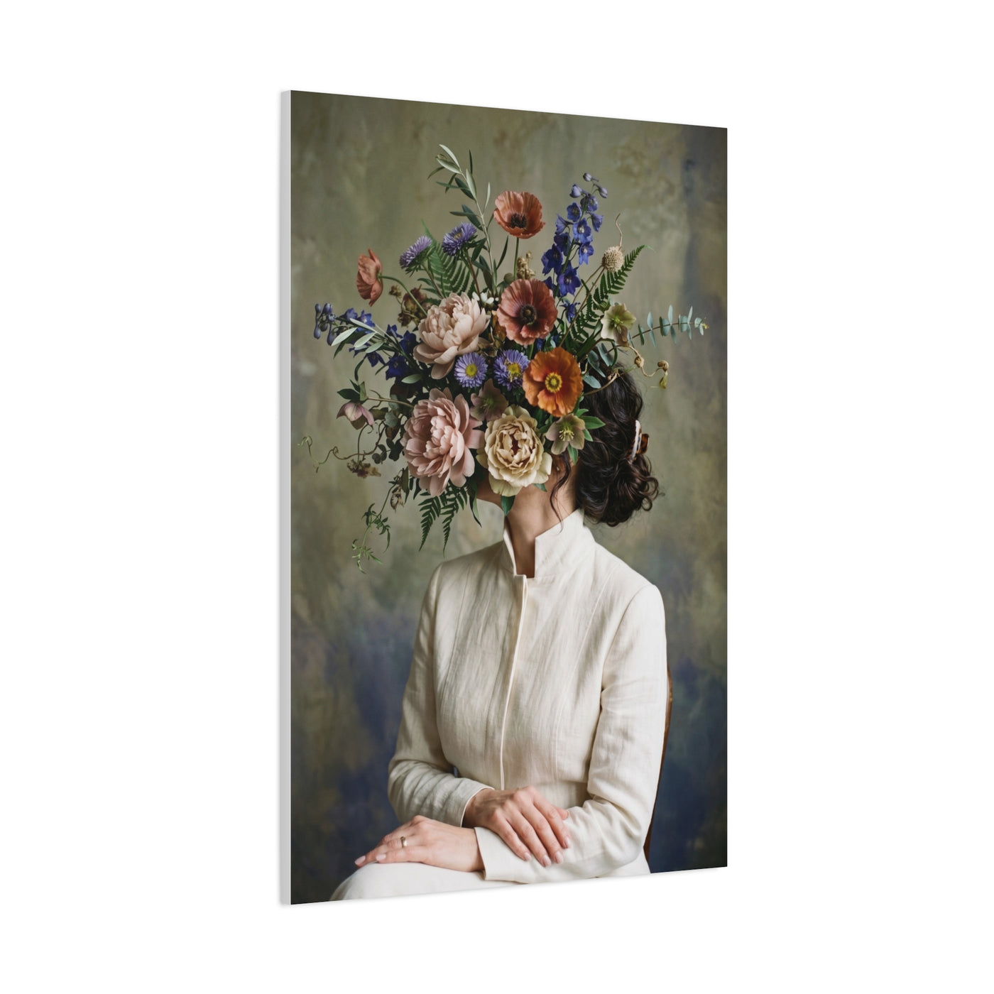 Botanical Identity Portrait Study Wall Art & Canvas Print