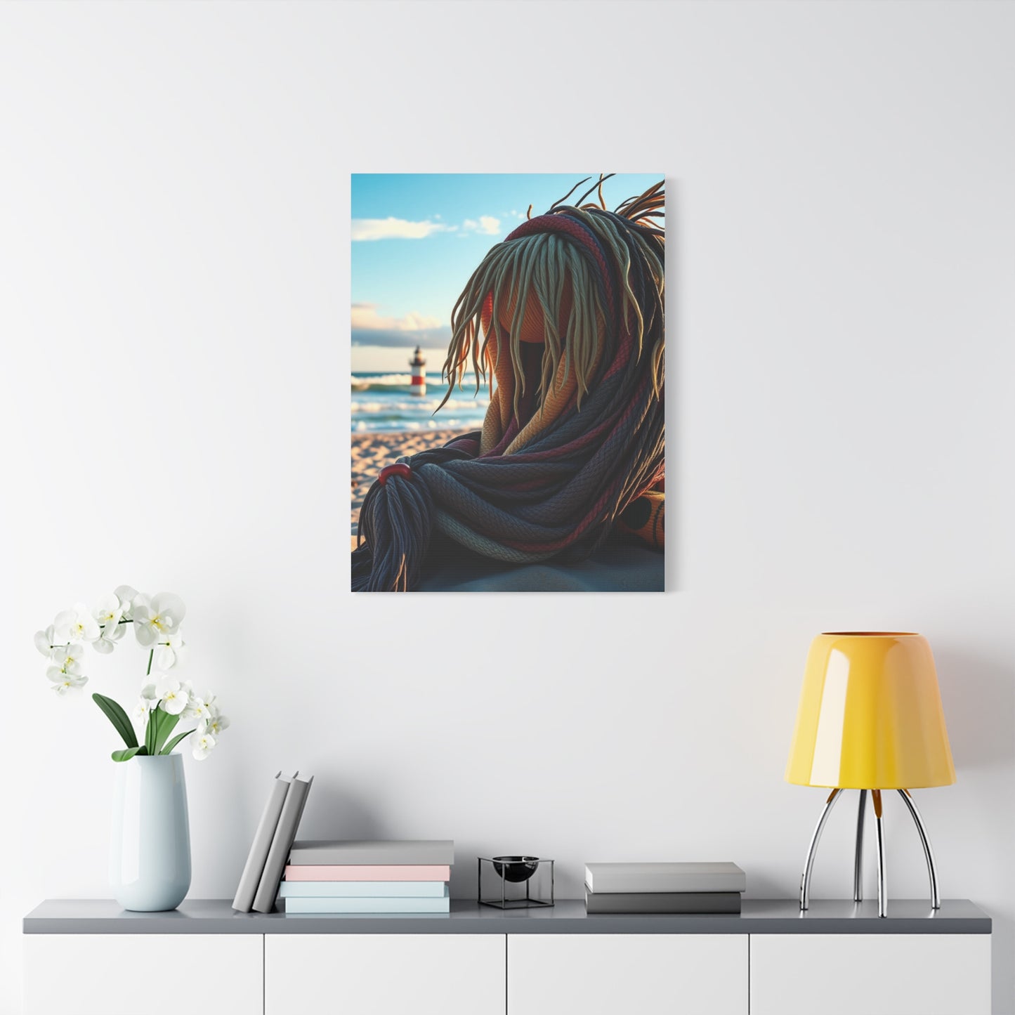Azure Horizon Canvas Wall Art & Canvas Print
