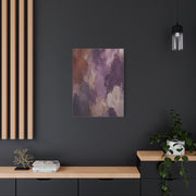 Wabi-Sabi Plum Texture Abstraction Wall Art & Canvas Print
