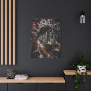 Graffiti Subway Train Chaos Street Wall Art & Canvas Print