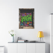Imagine Graffiti Alley Door Street Wall Art & Canvas Print