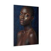 Minimal Gold Highlight Portrait Wall Art & Canvas Print
