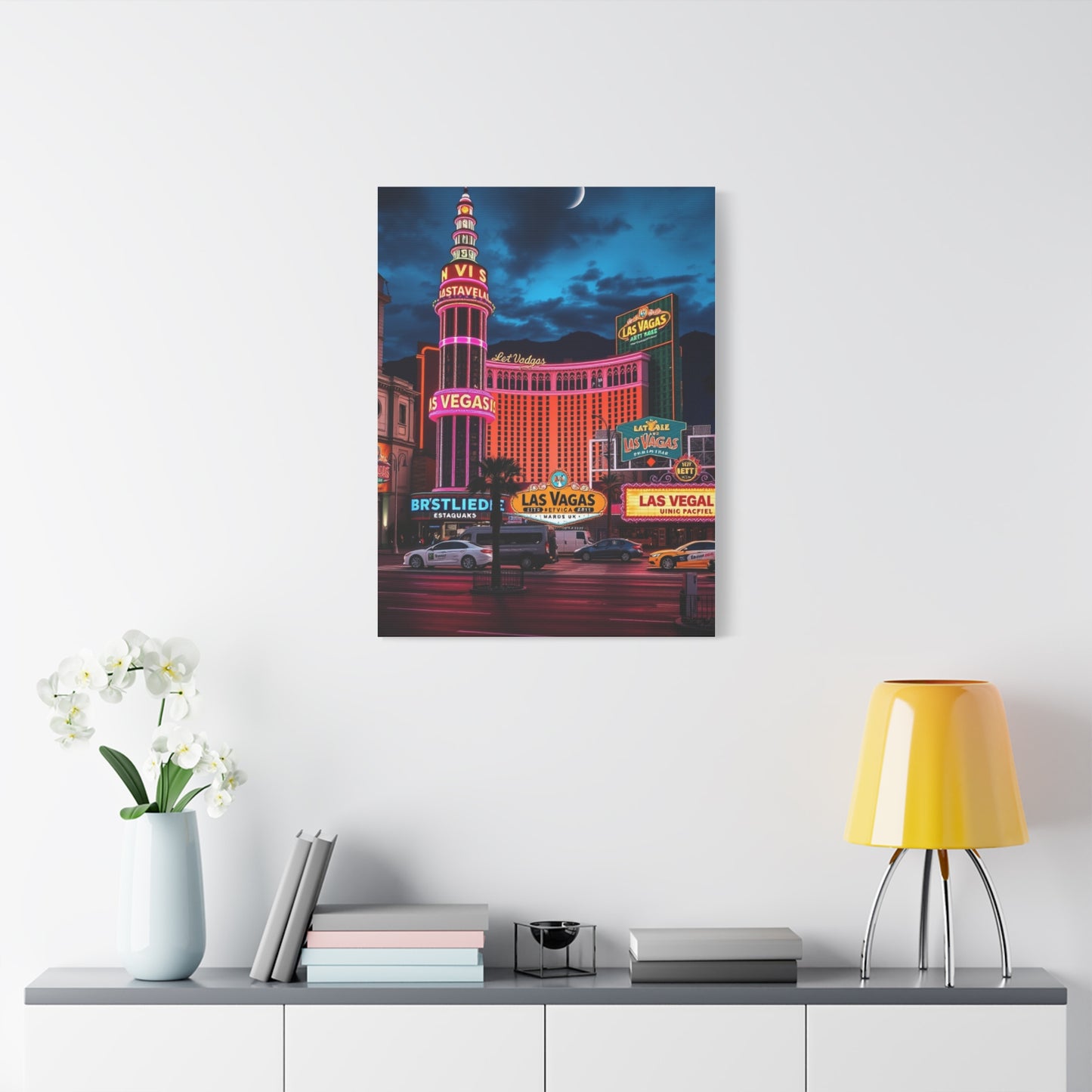 Las Vagas Art Canvas Art 2 Wall Art & Canvas Print
