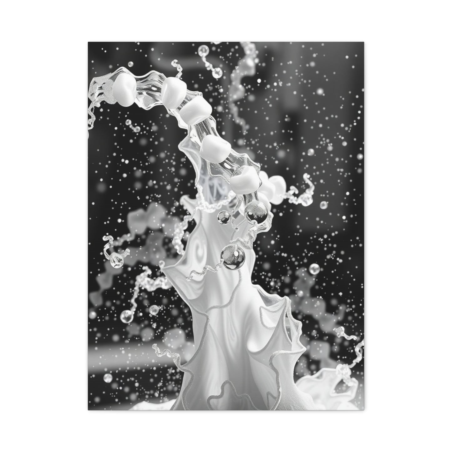 Gray & White Art Canvas Art 3 Wall Art & Canvas Print