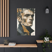 Editorial Male Portrait Collage Wall Art & Canvas Print