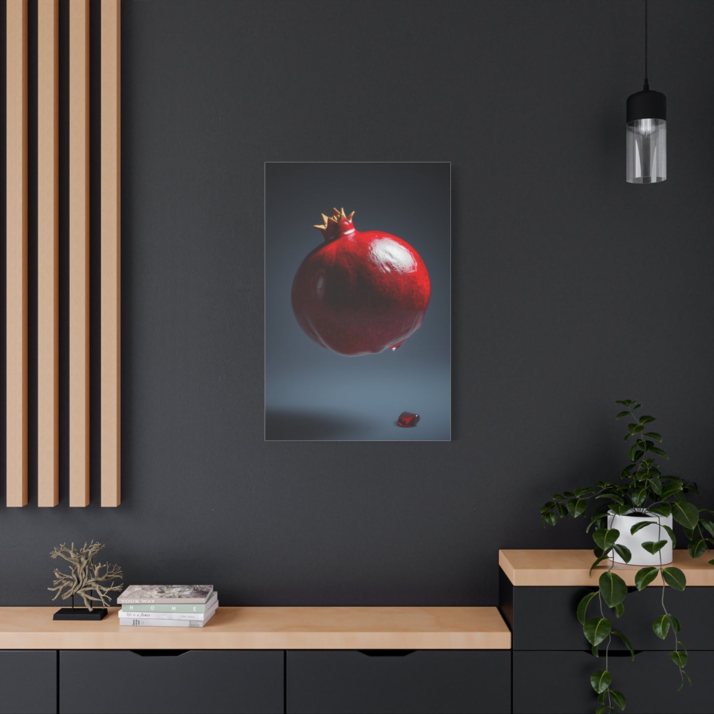 Crimson Twilight Elegance Wall Art & Canvas Print