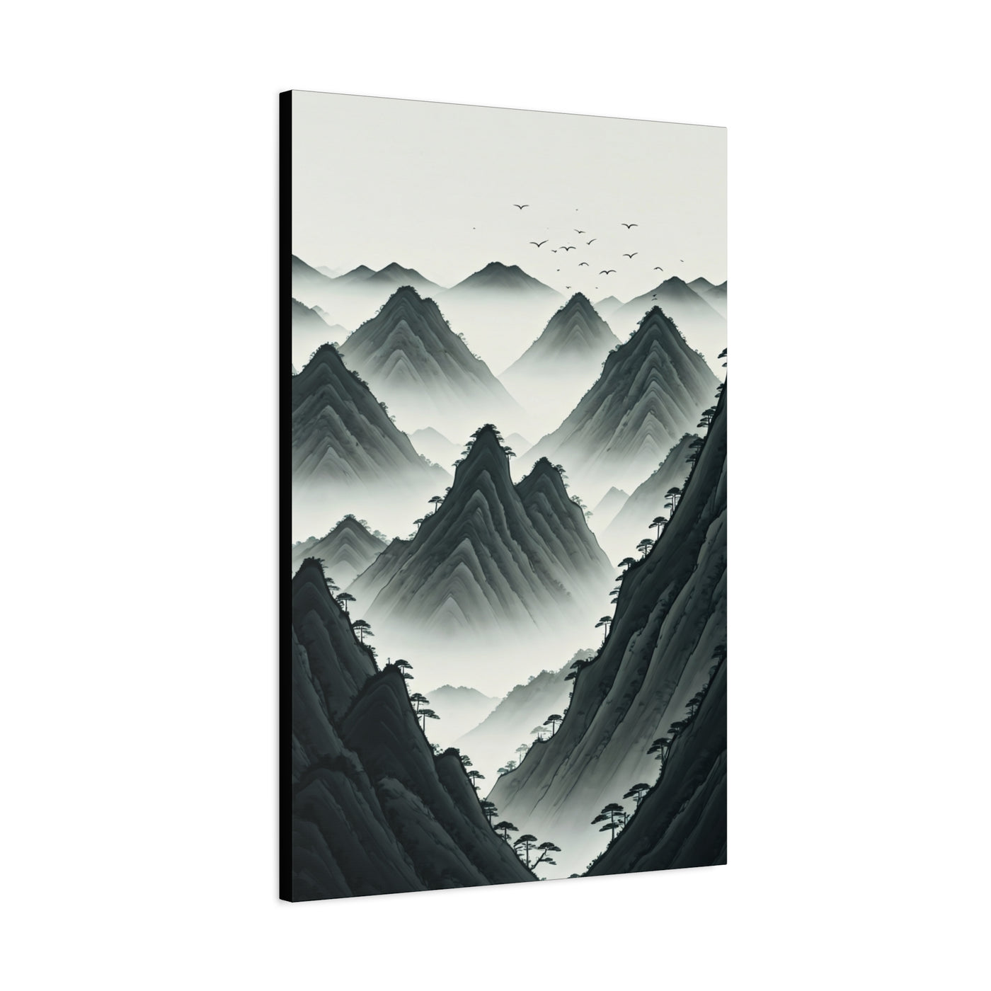 Whispering Peaks Mist Wall Art & Canvas Prints
