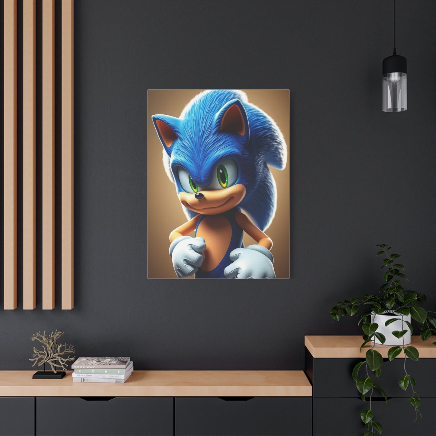 Vision Sonic the Hedgehog Art Art Wall Art & Canvas Print