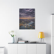 London Skyline Twilight Over the River Thames Wall Art & Canvas Print